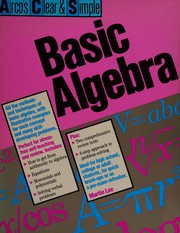 Cover of: Clear & Simple Basic Algebra (Clear and Simple)