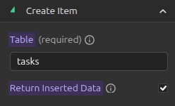 Specifying the table in Wized