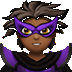 🦹🏾 Supercattivo (Neutro) Tonalità Pelle Medio-Scura Emoji