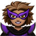 🦹🏽‍♀️ Supercattiva Tonalità Pelle Media Emoji