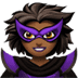 🦹🏾‍♀️ Supercattiva Tonalità Pelle Medio-Scura Emoji