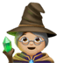 🧙🏼‍♀️ Maga Tonalità Pelle Medio-Chiara Emoji