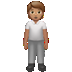 🧍🏽 Persona In Piedi Tonalità Pelle Media Emoji