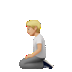 🧎🏼 Persona In Ginocchio Tonalità Pelle Medio-Chiara Emoji