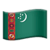 Flag: Turkmenistan