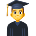 👨‍🎓 Studente Uomo Emoji sulla Piattaforma Facebook