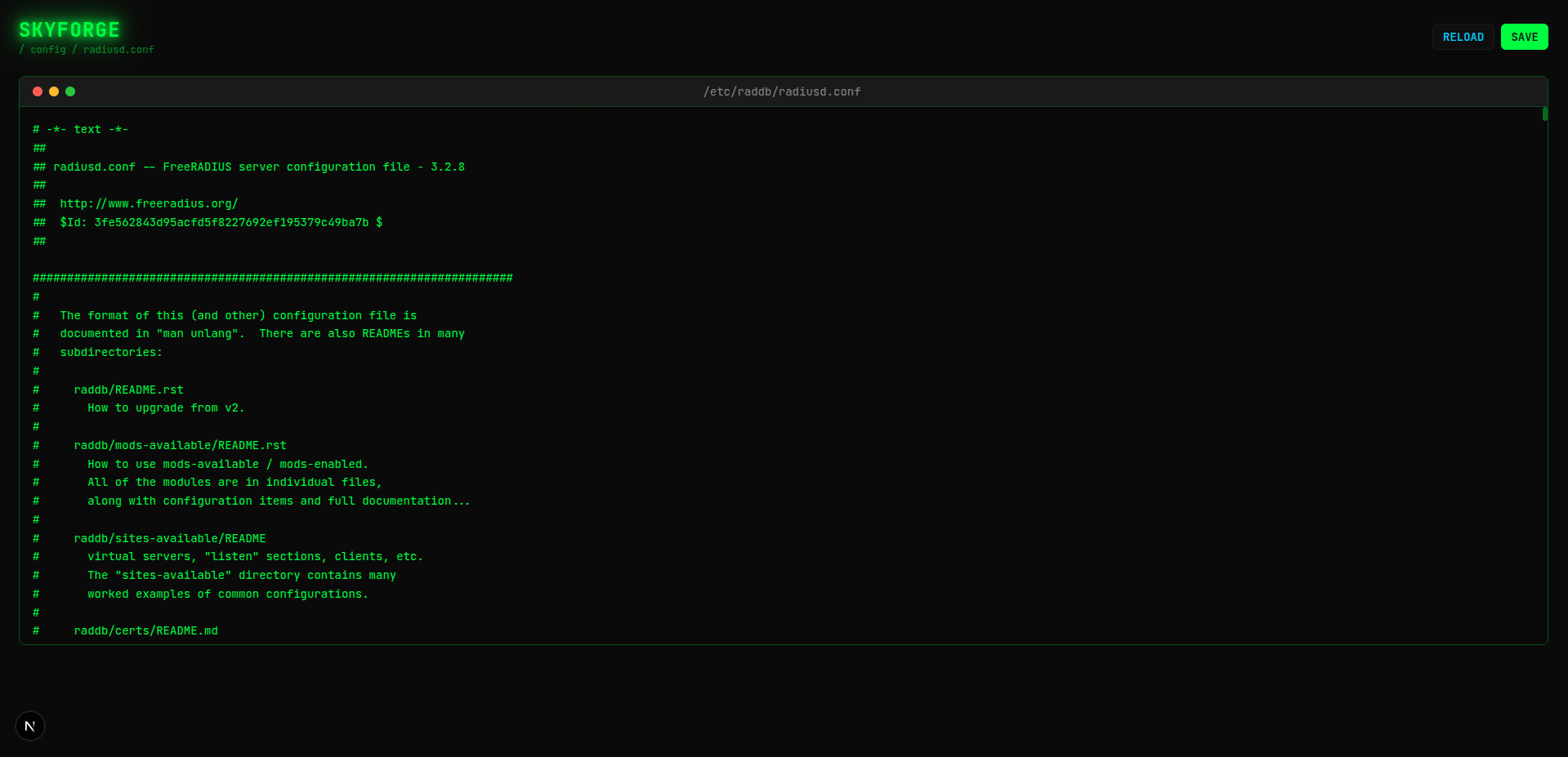 Configuration Editor