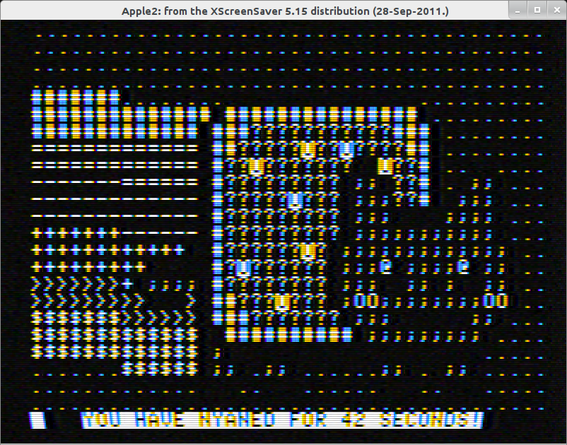 Apple ][ screensaver