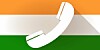 phone on indian flag