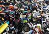 Pile of electronic waste