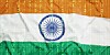 Indian flag with binary numbers