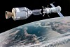 Rendering of the Apollo and Soyuz docking (pic: NASA)