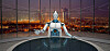 Illustration of a robot HR worker or boss