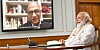 IBM CEO Shri Arvind Krishna and Indian prime minister Narendra Modi
