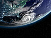 A hurricane over the east coast