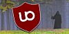 Grim reaper by the uBlock Origin logo