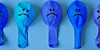 Deflated balloons