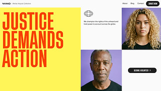 Communities website templates - Human Rights NGO (Bold)