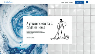 New Templates website templates - Cleaning Service (Green)