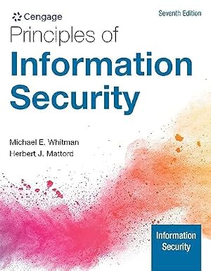 Book cover Principles of Information Security (MindTap Course List)