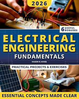 Book cover Electrical Engineering Fundamentals: A Clear and Practical Introduction to Core Concepts with Visual Explanations and Real-World Applications | No Prior Engineering Background Required