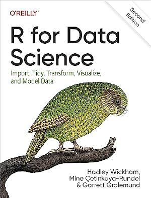 Book cover R for Data Science: Import, Tidy, Transform, Visualize, and Model Data