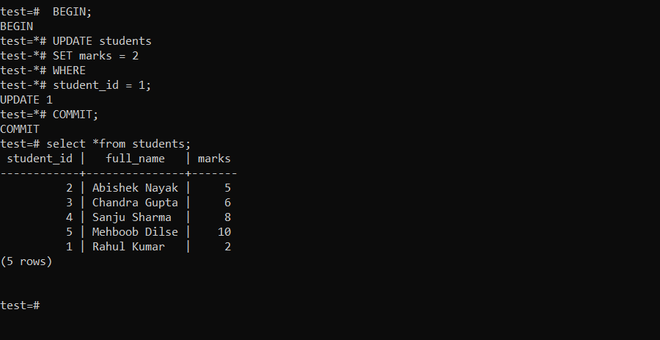 Updating an Existing Record