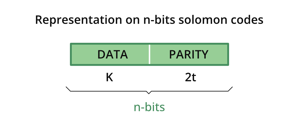 n-bits representation of the Reed-Solomon codes