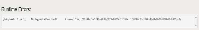 Output of Large Memory Allocation Error