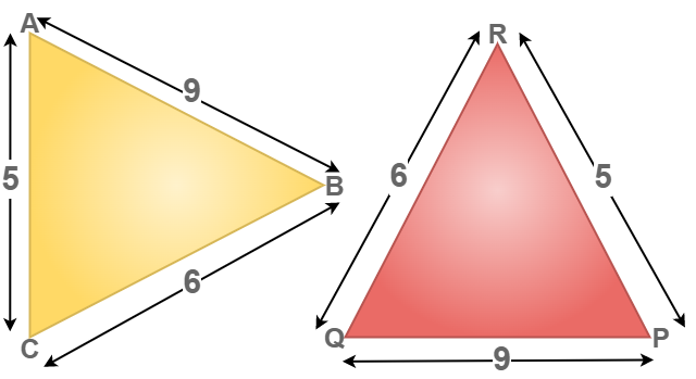 SSS Congruency of Triangles Example