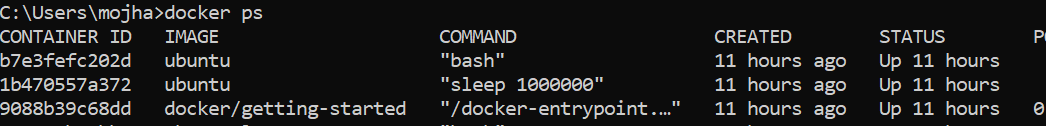 Running Containers
