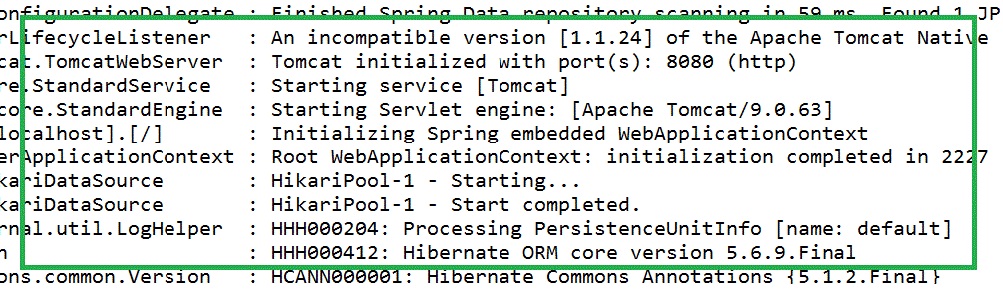 Console Output