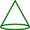 Faces, Edges And Vertices of Cone