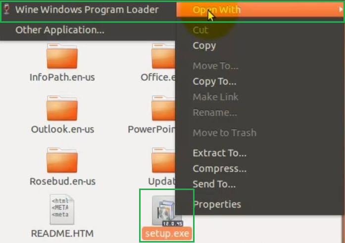 Clicking-open-with-option