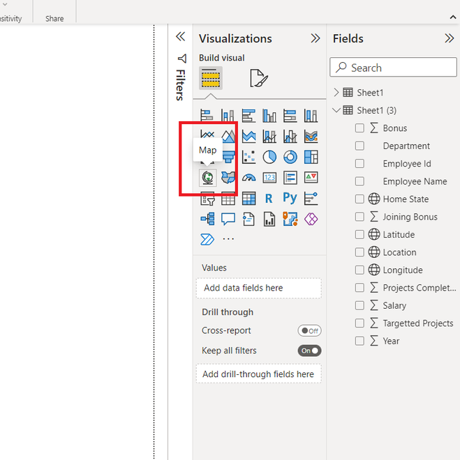 Power BI - How to Create a Map?