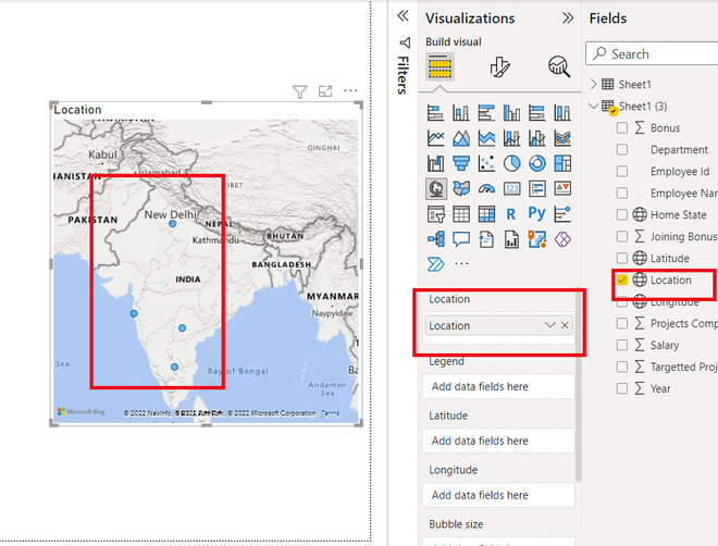 Power BI - How to Create a Map?