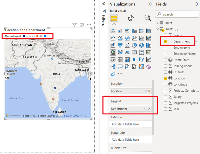 Power BI - How to Create a Map?