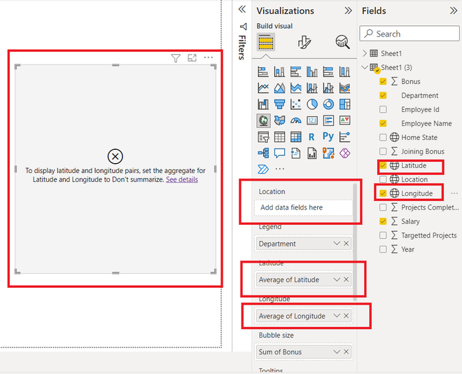Power BI - How to Create a Map?