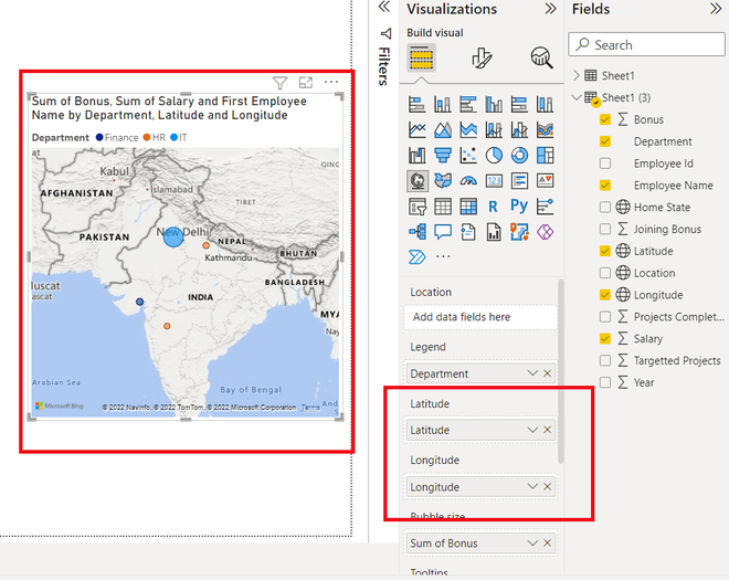 Power BI - How to Create a Map?
