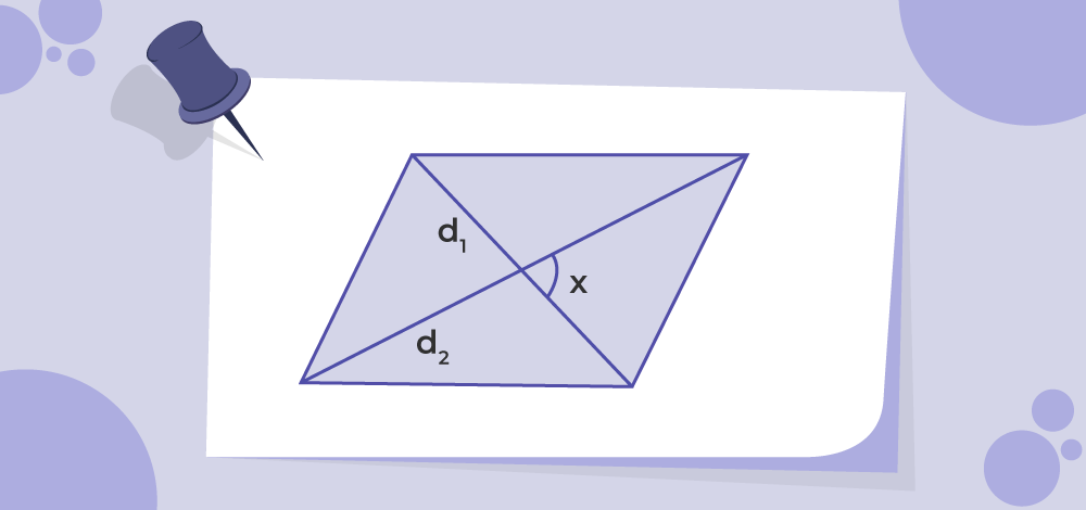 Area of Parallelogram using Diagonals