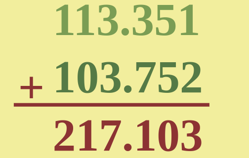 Example of Addition-of-Decimals