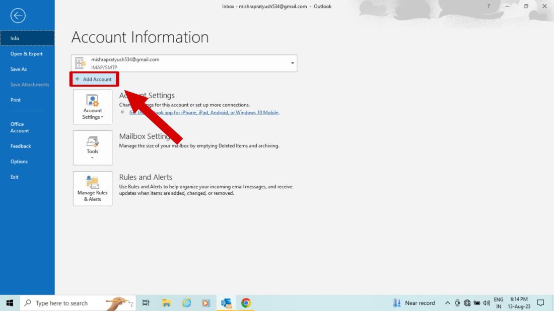 How to Add an Additional Email Account to Outlook