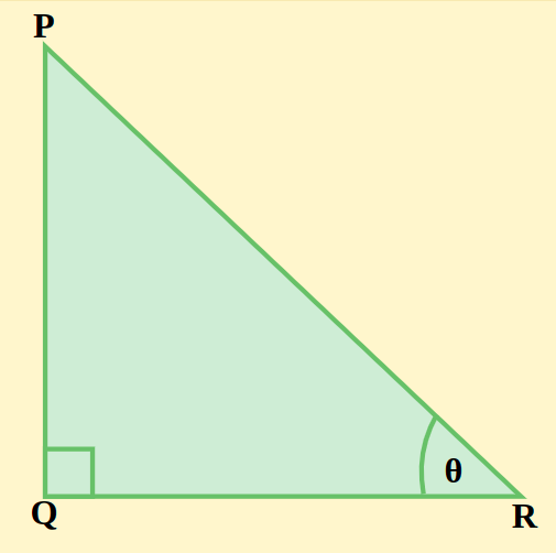 Proof of Trigonometric Identities using Triangle PQR