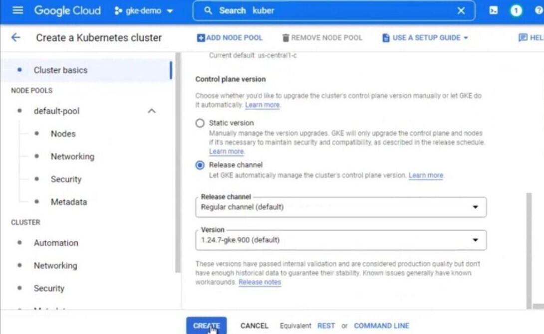 Click-on-Create-Button