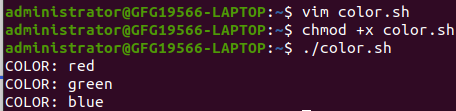 For until in Linux