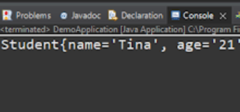 Bean-Factory-Output