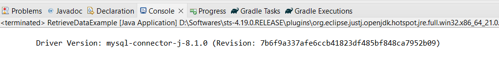 Driver Version Output