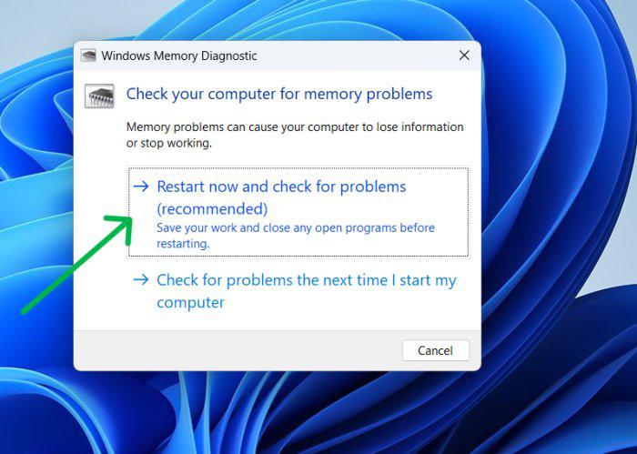 Run-Windows-memory-diagnostic-test