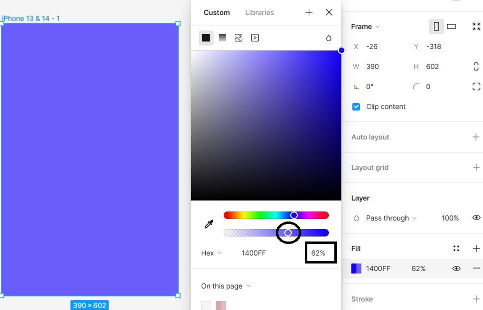 Opacity Slider