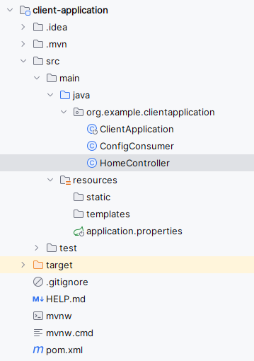 Client Application Folder Structure
